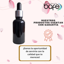 10 Botellas Gotero Pipeta Vidrio 30ml negro con tapa plateada y embudo azul